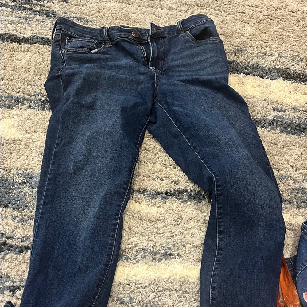 Aeropostale Dark Blue High Rise Women's Jeans